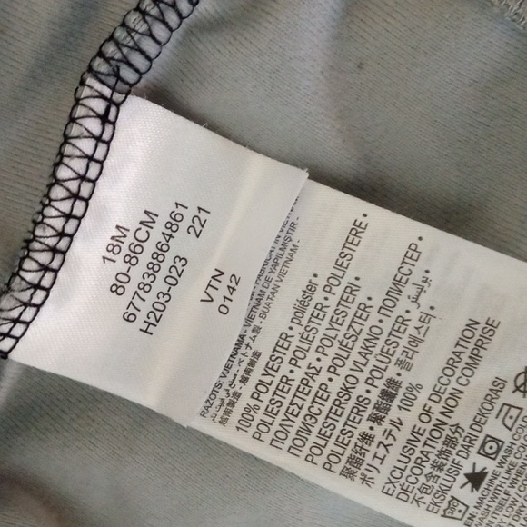 Nike Jacket Black/Grey 18 Months - Picture 6 of 7